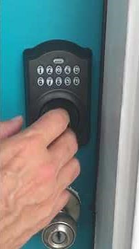 Schlage programming lock for guest