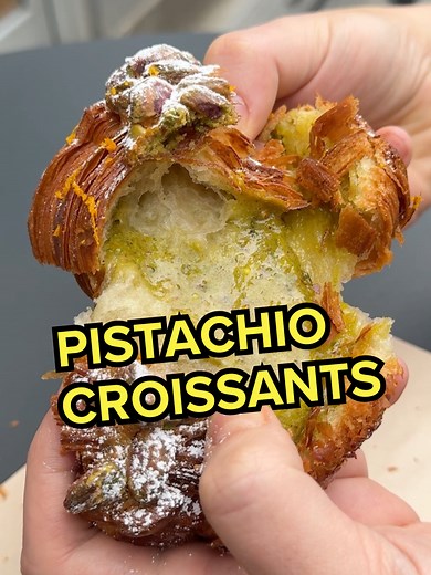 Pistachio Croissants from Radio Bakery NYC — Twice-Baked Delight