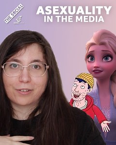 "Normalising asexual people in media helps normalise asexual people in real life." Federica discusses asexuality representation in fiction and media. | BBC The Social