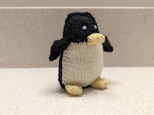 Handmade Small Knit Stuffed Baby Toy Penguin - Etsy