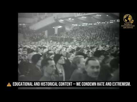 Hitler’s 1933 Berlin Speech at Sportpalast | Goebbels Opens Nazi Rally After Hitler’s Rise