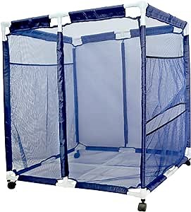 Pool Toy Storage Pool Float Storage Mesh Pool Storage Organizer with Wheels for Outdoor Toy Towel Swimming Pool Accessories Size 37x36x25