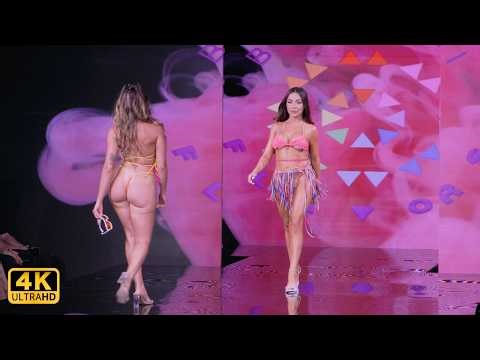 4K SlowMotion] "A Feast of Colors" BIKINI FLAVORS Part-1 | Miami Swim Week 2025 | Art Hearts Fashion