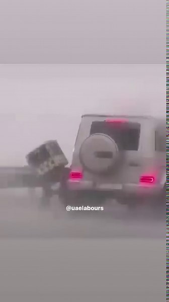 3.3K views · 110 reactions | A bike rider is given a shelter inside the luxurious Mercedes during heavy rain ️ Humanity still exists. | Abu Dhabi | Facebook