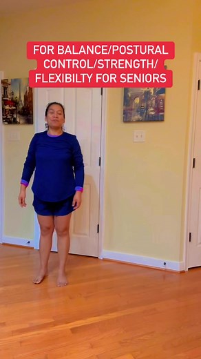 6.9K views · 263 reactions | 60+ man/woman challenge your body with this exercise to further improve your balance, postural control, strength and flexibility. Safe to perform daily, if unable 3x/wk. #physiotherapy #physicaltherapy #seniors #balance #strength #flexibility #exercise #workoutmotivation #everyone #share #subscribe | Doc H. | Facebook