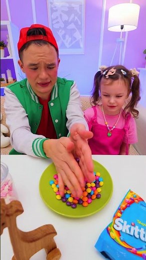 Sweet Battle! 🍫🎯 Who Will Win the Candy Eating Challenge?