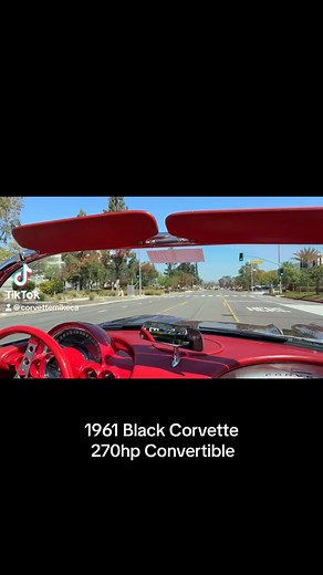 1961 Corvette Convertible 283/270hp 4speed manual #corvettesofinstagram #musclecar #classiccar #vintagecars #classicchevy #restomod #v8power #corvettemike #ncrs #carcollection #garagegoals #testdrive #c1 #classiccarclub #luxurycarlife | Corvette Mike