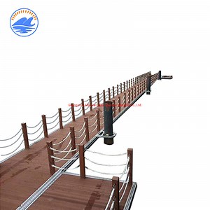 [Hot Item] Factory Wholesale Floating Dock Floats Pontoon Bridge