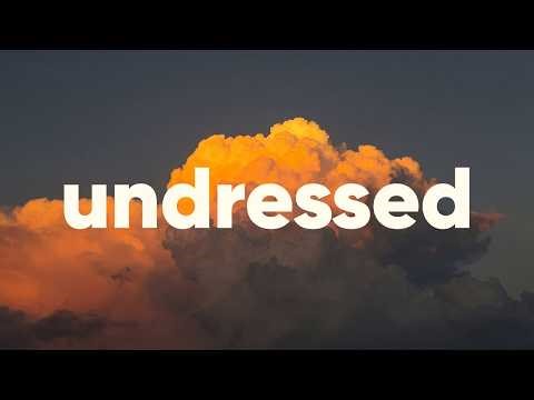 undressed - sombr cover (official lyrics video)