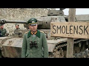 Battle for Smolensk Combat Footage 1941 in Color HD. Gate to Moscow.