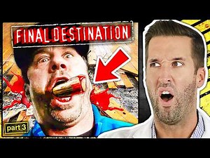 ER Doctor REACTS to CRAZIEST Final Destination Injuries #3