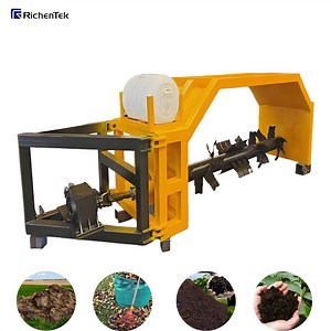 [Hot Item] Professional Tractor Compost Turner -Reduce Fermentation Time by 50% for Manure/Sludge/Straw, CE Certified
