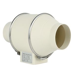 [Hot Item] 6 Inch Extractor Inline Ventilation Mixed Flow Duct Fan with Speed Controller