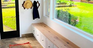 DIY Wooden Storage Bench Tutorial