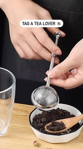 A tea infuser strainer is a must-have tool for tea lovers. It allows you to steep loose tea leaves in hot water, ensuring a flavorful and aromatic brew. #teatime #tealover | The Decor Kart