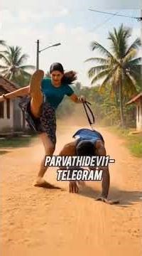 Dominant Village Girl Humiliates Kneeling Muscle Man | BDSM Short Film #dominance #feet