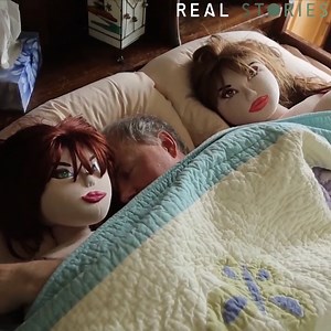 4.9M views · 11K reactions | This man's wife is a lifesize doll called Bianca. Now he's on his way to a doll's meetup in Pennsylvania to meet other people who are 'married' to these dolls. | Real Stories | Facebook