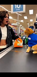 56K views · 1.3K reactions | Hot Woman Loses It at Grocery Store — Furious Cashier Cat Goes Crazy #AngryCustomer #CrazyCat #FunnyReels #SupermarketDrama #CatVsHuman #ViralVideo | Kitty Cuddle Club | Facebook