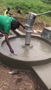A lot of TLC goes into the construction of this well. | Think Humanity | Facebook