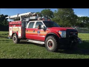 WALK AROUND OF THE BRAND NEW FDNY E-329 ATRV AT A 7TH ALARM BRUSH FIRE IN BROOKLYN.