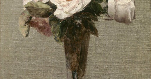 Fleurs de Henri Fantin-Latour - Reproduction tableau