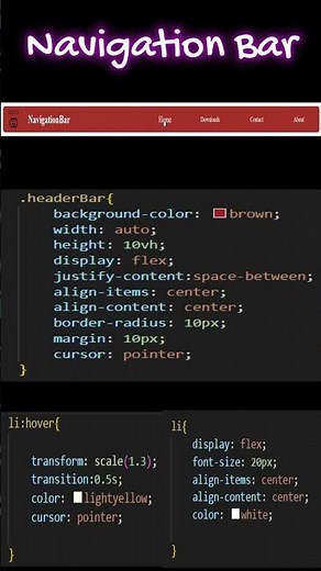 Navigation Bar #html #coding #css #devdojo
