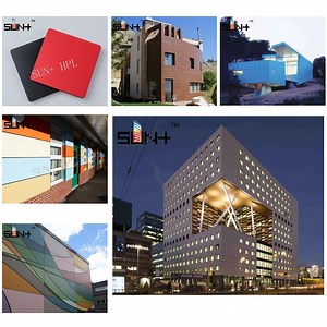 [Hot Item] Decorative Fireproof HPL Exterior Compact High Pressure Laminate HPL Wall Panel