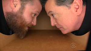 236K views · 2.4K reactions | Boxing Day comes early as Seth Rogen and Stephen share a moment alone in the Personal Space box. | The Late Show with Stephen Colbert | Facebook