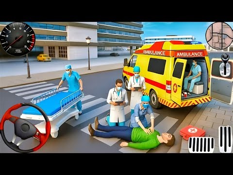 Ambulance City Rescue Simulator 3D Game - 911 US Emergency Ambulance Driving 3D - Android Gameplay