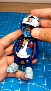 Ted Lasso themed Cyberskull #tedlasso #cyberskull #kidrobot #designertoys #instaart #instaartist #toyaddict #miniatures #arttoys #customtoy #instaart #miniatures #munnyworld #art #toyart #instatoys | Jared Circusbear