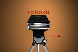 Aiptek PocketCinema V20 Portable Pico Projector with SD Slot and Built-in Media Player-Black