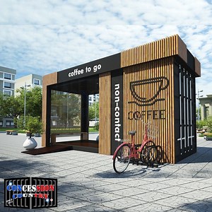 [Hot Item] China Popular Container Restaurant for Sale Custom Container Bar Prefab Coffee Kiosk Shipping Container Cafe for Food
