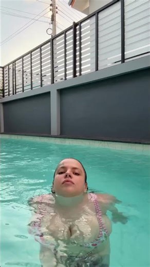 Natalya Polyakova-Crybaby in pool. Big cups size tits huge breast natural boobs busty giant melons