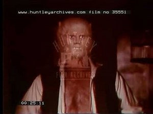 Man is transformed into a werewolf. Film 35551