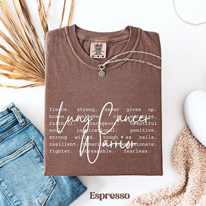 Lung Cancer Warrior Shirt, World Lung Cancer Day, Cancer Gift, Lung Cancer Support Tee, Lung Cancer Awareness Month, Comfort Colors® Shirt - Etsy