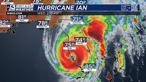 1.9K views · 28 reactions | 2:19pm: Hurricane Ian has officially made landfall at Cayo Costa, FL as a 150 mph Category 4 storm | WBKO First Alert Weather | Facebook