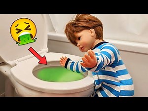 Reborn Boy Is Sick And Throws Up Role Play