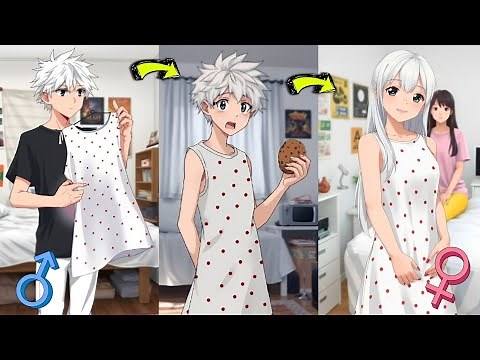 My Sister's Dress Turned Me into a girl | Tg Tf | Gender Bender | Tg Captions | Tg Transformation