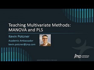 JMP Academic - Teaching Multivariate Methods: MANOVA and PLS