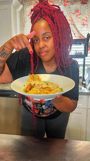 25 Days of Cooking for Bae Ep.6 Pasta Bae! For Cajun Seasoning Blend: 1 Part Tony Chachere’s Creole 1 Part Zatarain’s Blackened Seasoning (DISCLAIMER, This bleaks is very high in sodium, season your food liberally) For Garlic Butter: 1 stick of quality salted butter 1 Tablespoon Fresh Chopped Garlic 1 Tablespoon Fresh Chopped Parsley Mix all ingredients together in a bowl and melt. For The Chicken: Split chicken breast in half and massage with olive oil. Season liberally with Cajun Seasoning Ble