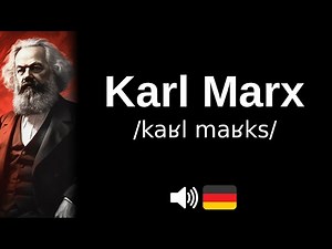 How to pronounce Karl Marx (CORRECTLY!)