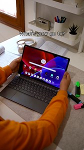 How do you like your notes: typed 💻or handwritten ✍? #TabP12Pro | Lenovo Singapore