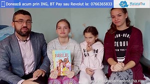 ⭐Ai nevoie acasa de o BIBLIE pentru copilasul tau? Comanda chiar acum pe www.librariamaranatha.ro si prin comanda ta ne vei ajuta sa ajutam alti copilasi care au nevoie de suportul nostru. Sunt acasa la Denisa, Ana si Narcisa care impreuna cu fratiorul lor sunt crescute doar de mama lor. Locuiesc momentan intr-un apartament cu doua camere aflat intr-un bloc insalubru. Aici nu au baie nici apa curenta, iar ca sa se incalzeasca aduna crengi si lemne uscate de pe unde gasesc. Aceasta familie are ne