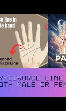 #Palmistry - Divorce line both Male Or Female Hand and some Divorce Sign in Hand (English) #divorce