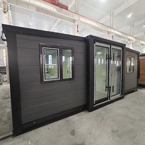[Hot Item] Expandable Houses Glass Houses 40FT Luxury Prefabricated-Hotel Mobile Expandable Container Prefab House Villa Tiny Home Mini Residential House