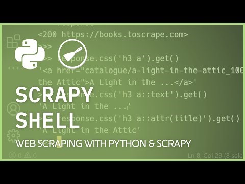 Scrapy Shell Command