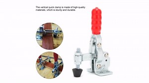 Toggle Clamp GH-12050 – 330.7 lbs Holding Capacity Horizontal Quick Release Toggle Clamp for Machine Operation, Welding Fixture, and Industrial Workholding