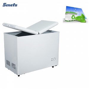[Hot Item] 188L Double Door 12V/24V Solar DC Power Deep Chest Freezers