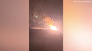 Transformer explosion in Astoria caused eerie blue sky