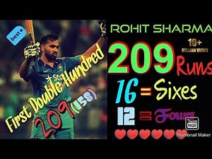 Rohit Sharma 209 (158) | India vs Australia 7th ODI 2013 Highlights | Rohit sharma 209 highlights